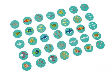 Scratch, Gra Łowimy Rybki 3w1 - łowienie/memo/domino