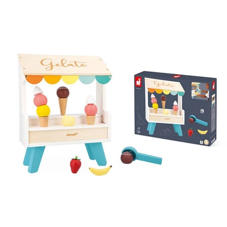 Drewniane stoisko z lodami 3+, Janod