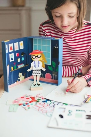 Petit Collage Magnetyczne Ubieranki Fashio