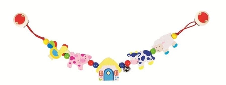 Na farmie - zabawka drewniana, 735310-Heimess, zabawki do wózka, dla niemowlaków