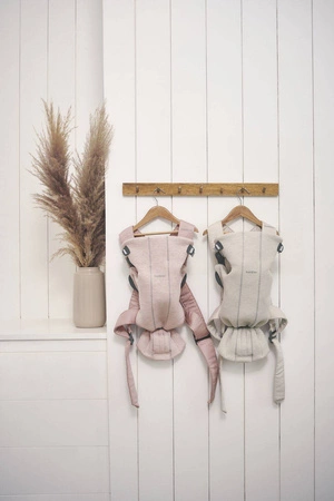 BABYBJORN MINI 3D Jersey – nosidełko, Jasny beż