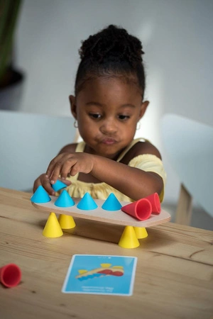 OPPI Kreatywny zestaw konstrukcyjny mały Piks Small 24 el. + Zestaw 24 kart kreatywnych 3+