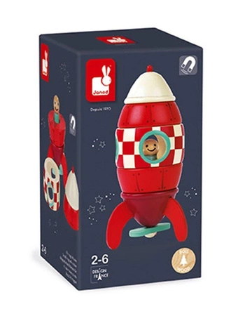 Rakieta drewniana magnetyczna, Janod