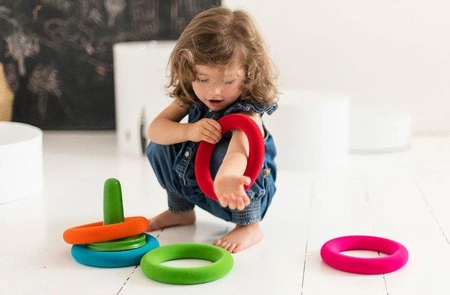 Rubbabu Zestaw do gry w obręcze sensoryczny