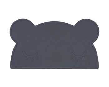 Silikonowa podkładka Miś We Might Be Tiny - Charcoal