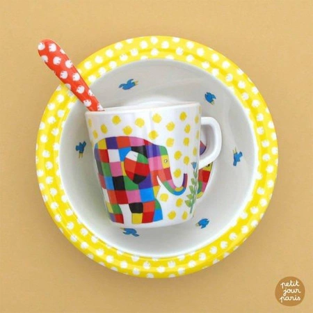 Elmer, Miseczka dla dzieci z melaminy | Petit Jour Paris®