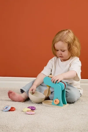 Kid's Concept - Drewniany mikser stojący, niebieski KID'S HUB