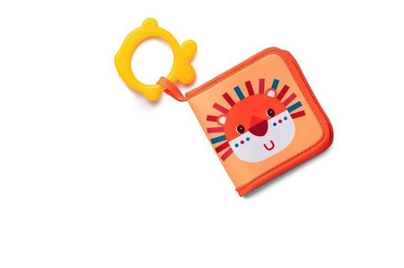 LILLIPUTIENS Książeczka do kąpieli z gryzakiem Lew Jack 6 m+