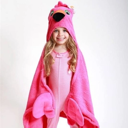 Zoocchini Ręcznik Z Kapturem Flaming