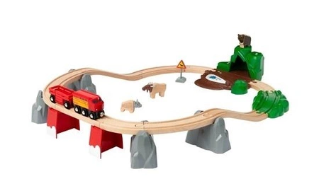 BRIO World Kolejka ze Zwierzętami Nordic