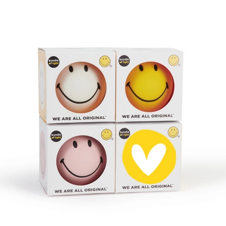 MrMaria Smiley Lamp White/Black MINI