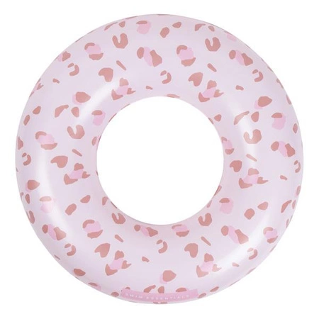 The Swim Essentials Koło do pływania 90 cm Old Pink Leopard 2022SE174