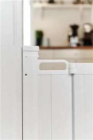 BabyDan Bramka ochronna ALMA, składana automatycznie, white