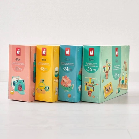 Zestaw zabawek edukacyjnych Box 12 m-cy, Janod