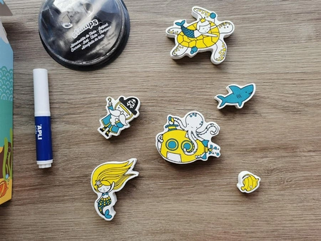 Stempelki z markerem Apli Kids - Ocean 3+