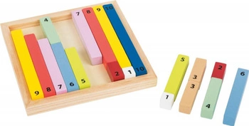 Drewniane klocki do nauki liczenia