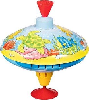 Metalowy bączek dla dzieci z dźwiękiem na podstawce Oceaniczna przygoda 53815-Goki, zabawki