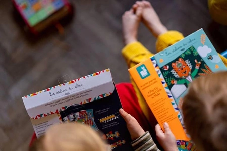 Zestaw kreatywny Przestrzenne kartki pop-up 3D Zwierzęta 6+, Janod