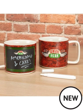 Przyjaciele kubek z tablicą plus długopis kredowy