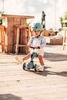 Zestaw Kask + SCOOTANDRIDE Highwaykick 1 2w1 Jeździk i hulajnoga 1-5 lat Steel