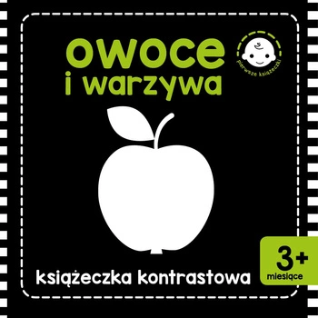 Owoce i warzywa książeczka kontrastowa