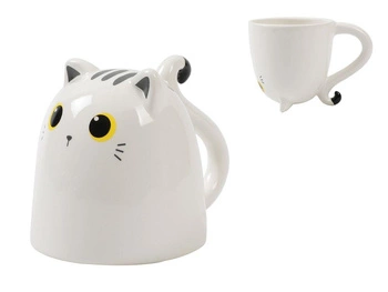 Kubek z białym kotem up & down