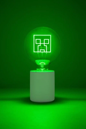 Minecraft Creeper lampka - żarówka neonowa (wysokość: 24,3 cm)