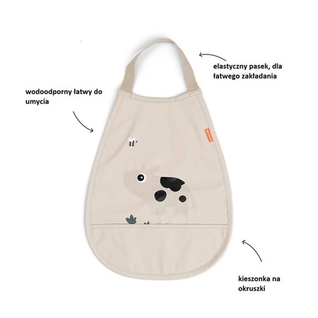 Done by Deer Śliniak z Kieszonką Pull-over Tiny Farm Sand