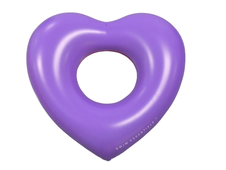 The Swim Essentials Koło do pływania 90 cm Heart Red-Purple 2023SE523