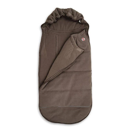 Lodger Śpiworek do wózka polarowy zimowy brązowy Teddy Fleece Buffalo