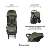 Easywalker Jackey Special Edition Kompaktowy, samoskładający się wózek spacerowy z torbą transportową Emerald