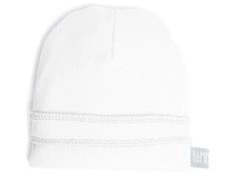 Czapeczka bambusowa dla niemowlaka Biała 0m+ BAMBOOM