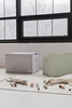 3 Sprouts Pudełko Zamykane Recycled Terrazzo Gray