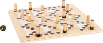 Drewniane gry planszowe Węże i drabiny Ludo Gold Edition 12218-Small Foot