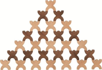 Drewniana gra Mały człowiek Eko 58717-Goki Nature, układanki dla dzieci