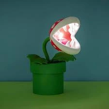 Super Mario lampka Piranha Plant Posable (wysokość: 33 cm)