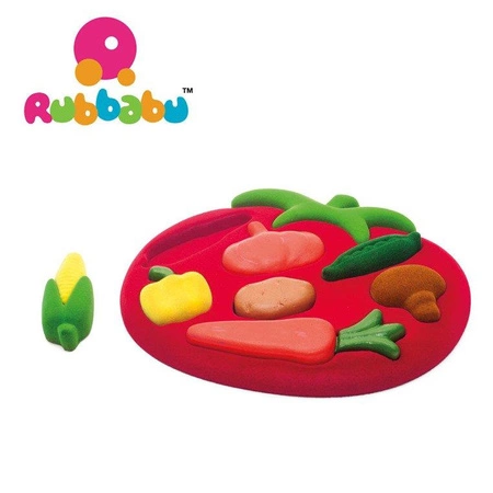 Rubbabu Sorter Puzzle 3D Warzywa sensoryczny