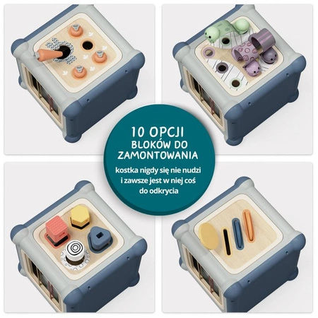 Mistrz motoryki małej Kostka edukacyjna 10w1 12 mies.+ TOPBRIGHT