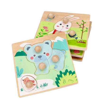 Zestaw 4 układanek Pory Roku