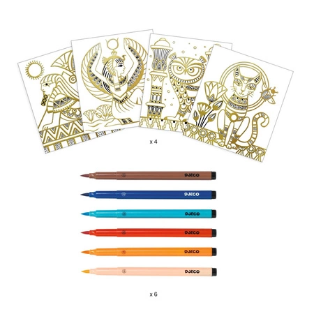 Zestaw ARTYSTYCZNE KOLORY - EGIPT DJ09476