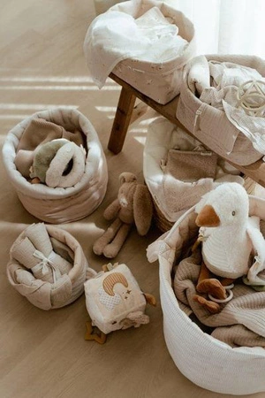 Little Dutch Otulacz muślinowy 120x120 cm Blueberry Leaves