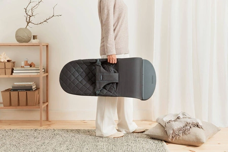 BABYBJORN - leżaczek BLISS - Antracytowy + zabawka do leżaczka BALANCE Googly Eyes