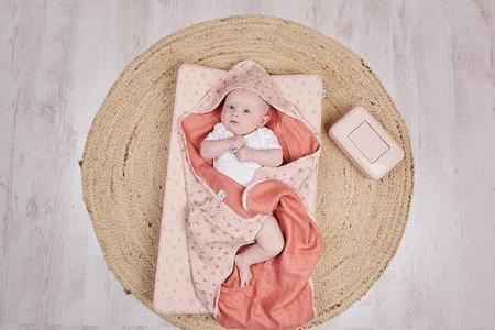 bebe-jou Chusteczki bambusowo-muślinowe 32 x 32cm (3 szt.) Wish Pink 3053060