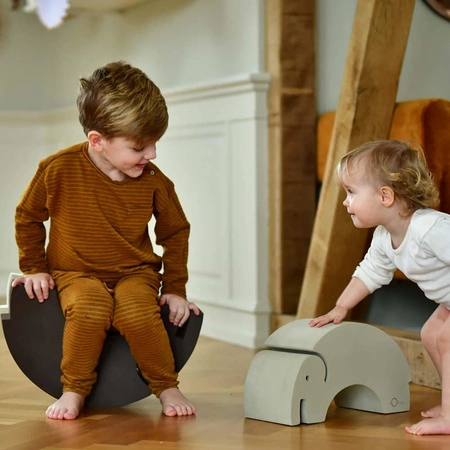 Słoń bObles S Sand grey