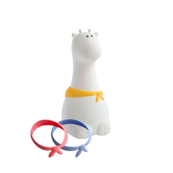 Żyrafa Lampka Silikonowa Biała Rabbit&Friends