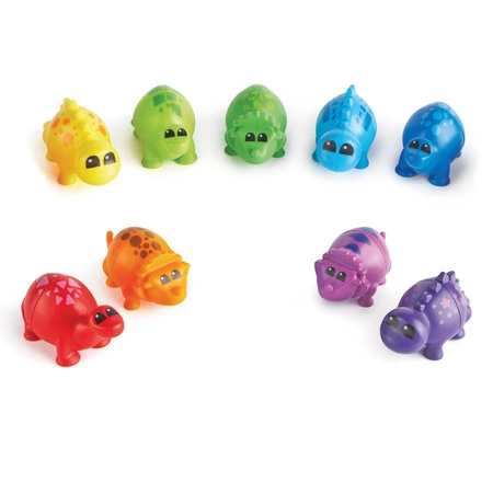 Figurki do Nauki Liczenia, Kolorów i Kształtów Dinozaury