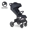 Easywalker Jackey² XL Komfortowy, samoskładający się wózek spacerowy z torbą transportową i osłoną przeciwdeszczową Midnight Black