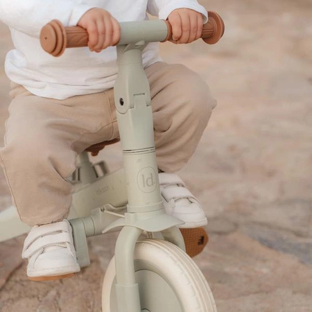 Little Dutch Rowerek trójkołowy 4w1 z rączką Green