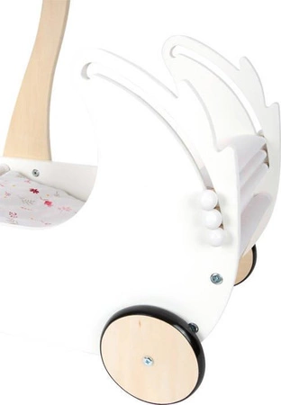 Wózek dla lalek Łabędź 12283-Small Foot, drewniane wózki dla lalek