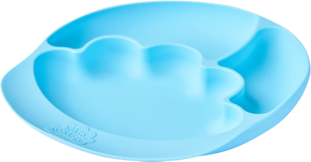 Nana's Manners BLUE Talerz silikonowy z przyssawką